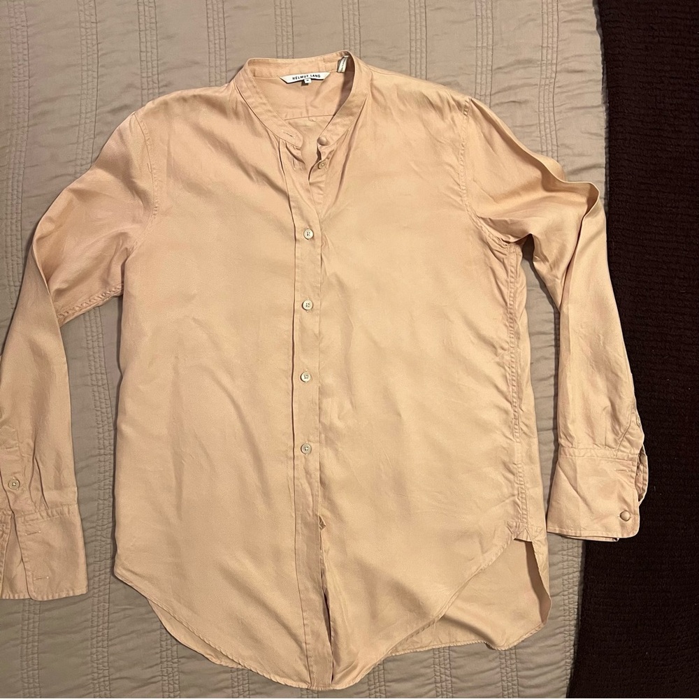 Helmut Lang Blush Tan button up Shirt - Picture 4 of 5